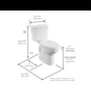 American Standard Cadet® Touchless Chair Height Elongated Toilet with Locking Device - Less Seat