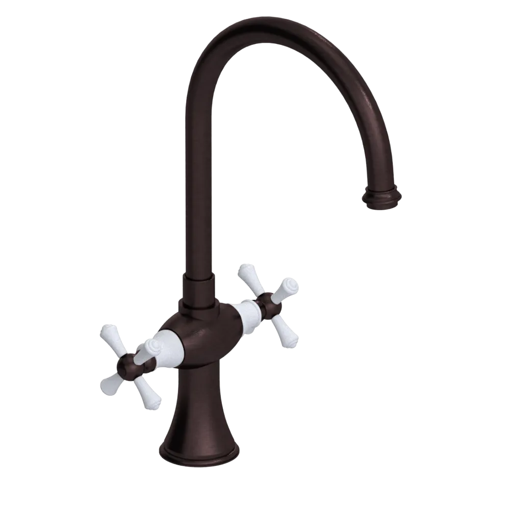 Rubinet Two Handle Single Hole Kitchen Set Oil Rubbed Bronze