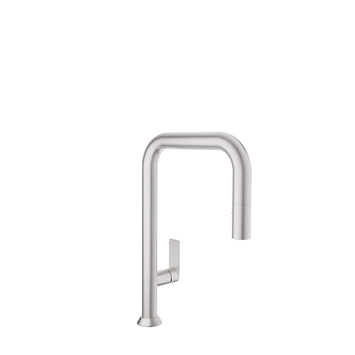 Baril Single-hole kitchen faucet with 2-function pull-down spray
