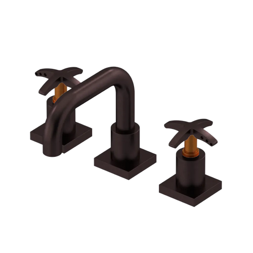 Rubinet Widespread Lav. Set. with Genesis spout (less drain) Oil Rubbed Bronze