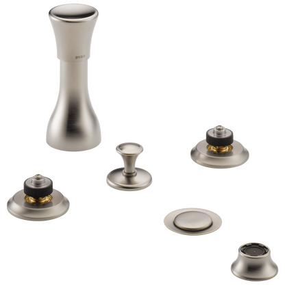 Rook Bidet Faucet - Less Handles - Brilliance® Luxe Nickel®