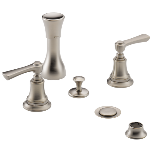 Brizo Rook Bidet Faucet - Less Handles - Complete Kit - Brilliance® Luxe Nickel®