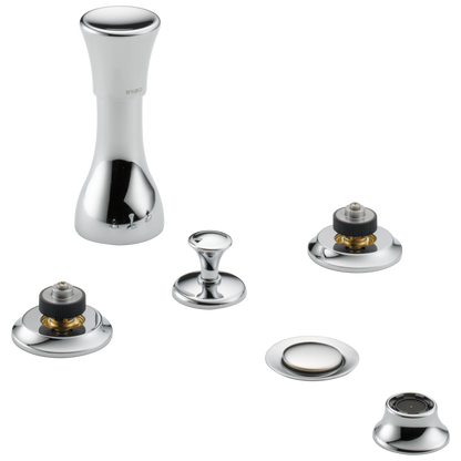 Rook Bidet Faucet - Less Handles - Polished Chrome