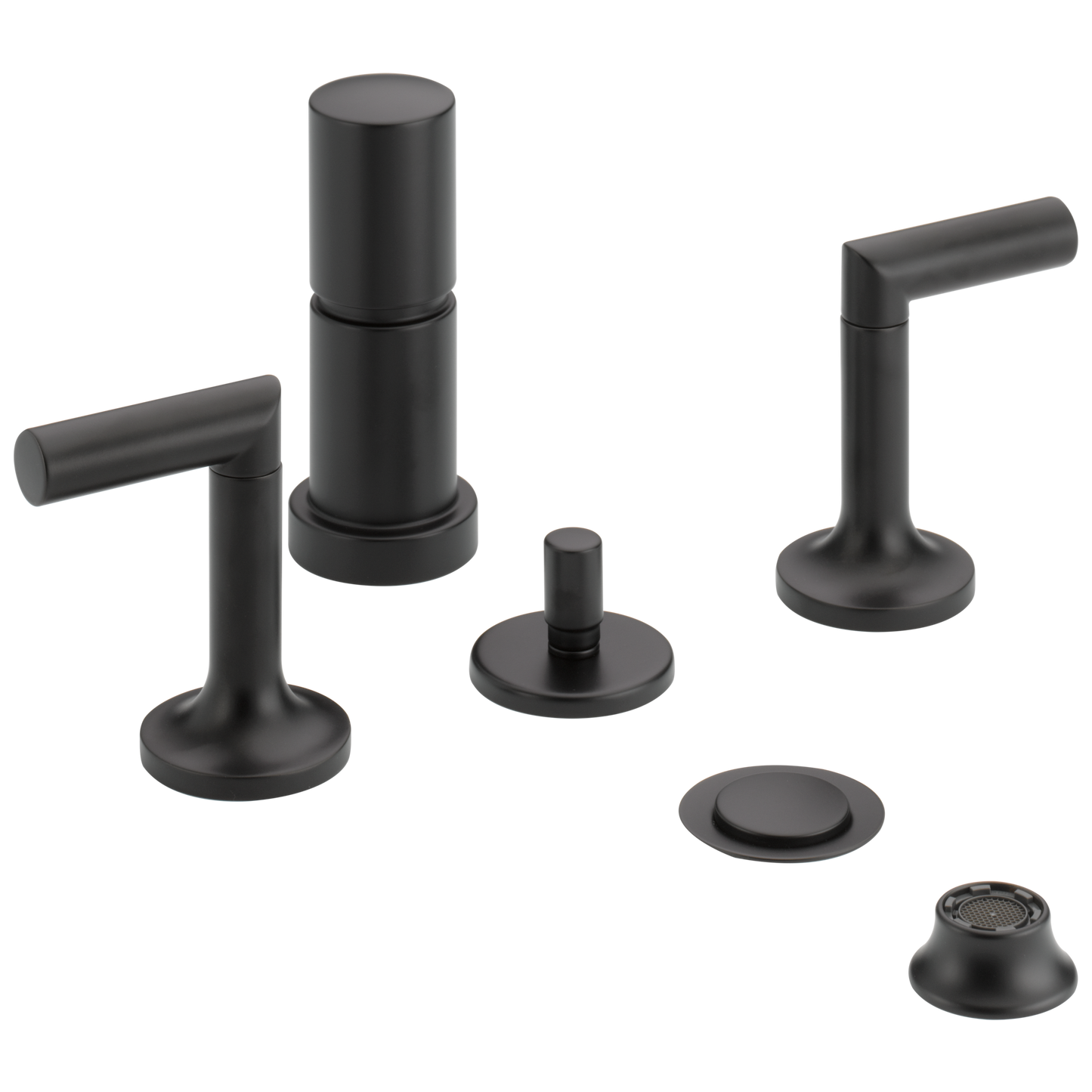 Odin Two-Handle Bidet Faucet - Matte Black