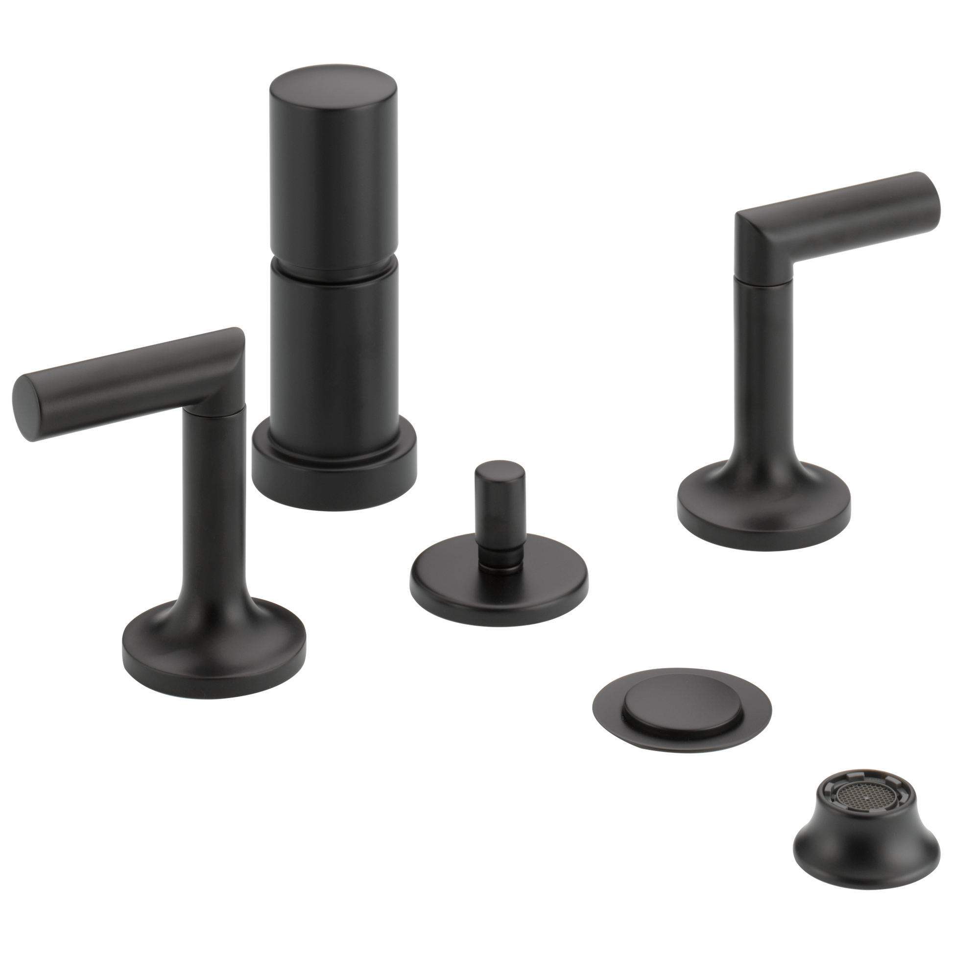 Odin Two-Handle Bidet Faucet - Matte Black