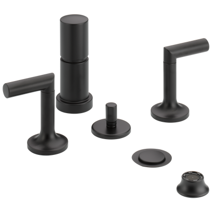 Odin Two-Handle Bidet Faucet - Matte Black
