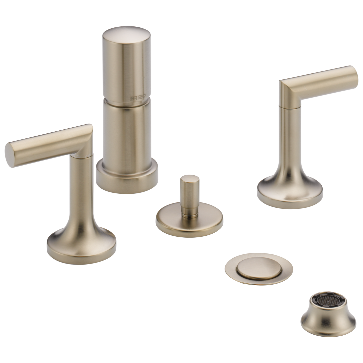 Odin Two-Handle Bidet Faucet - Brilliance® Brushed Nickel