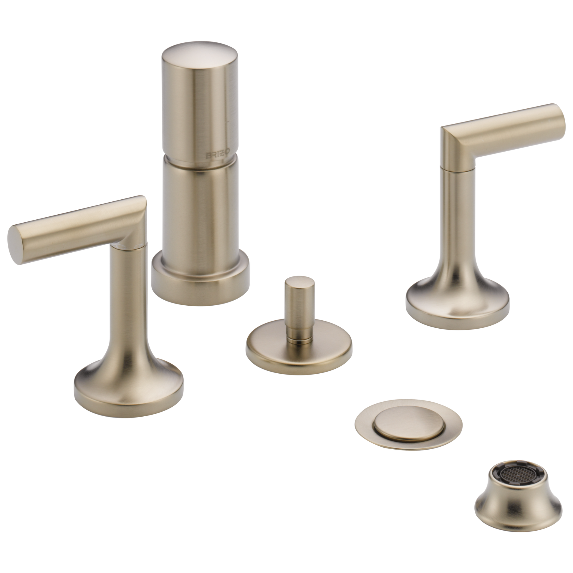 Odin Two-Handle Bidet Faucet - Brilliance® Brushed Nickel