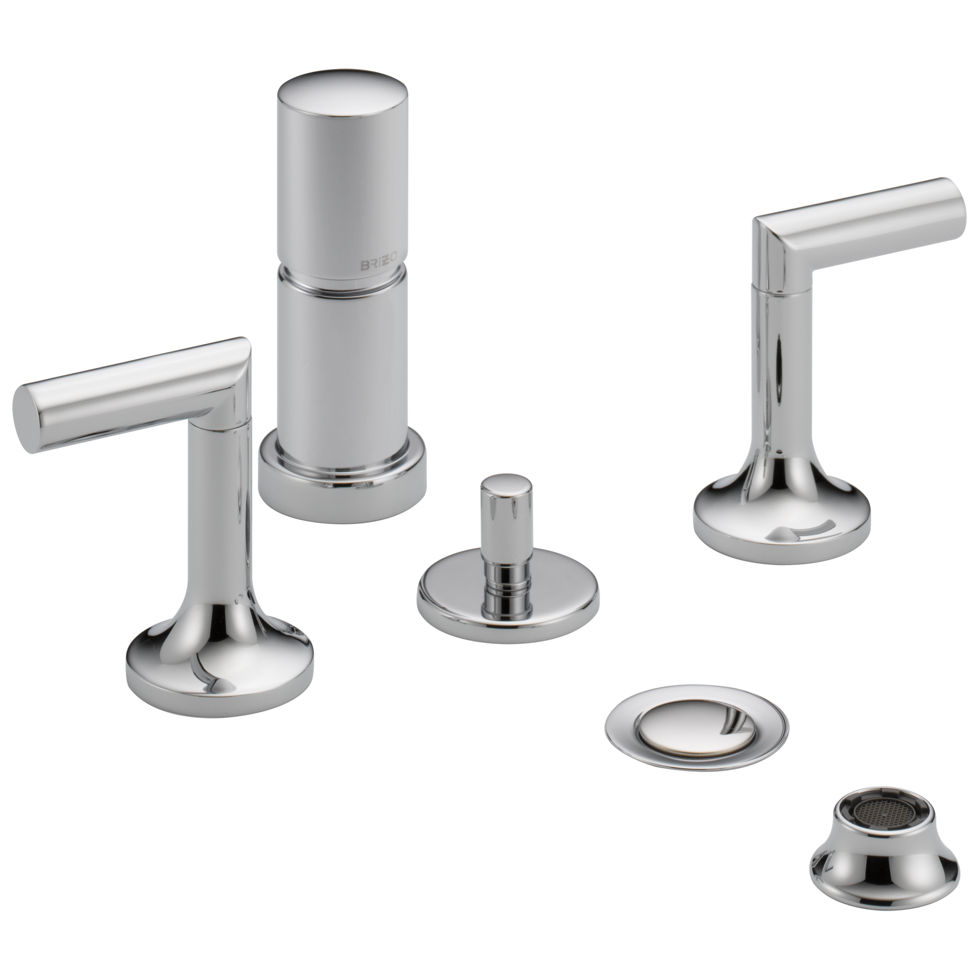 Odin Two-Handle Bidet Faucet - Polished Chrome