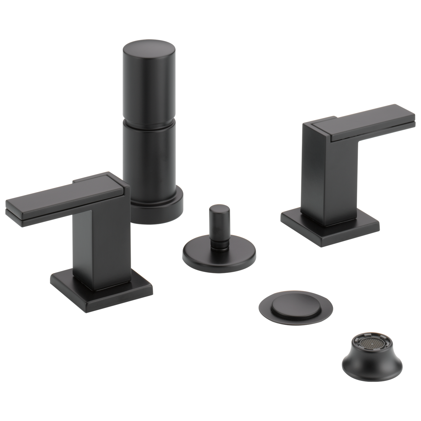 Brizo Siderna Bidet Faucet - Less Handles - Complete Kit - Matte Black