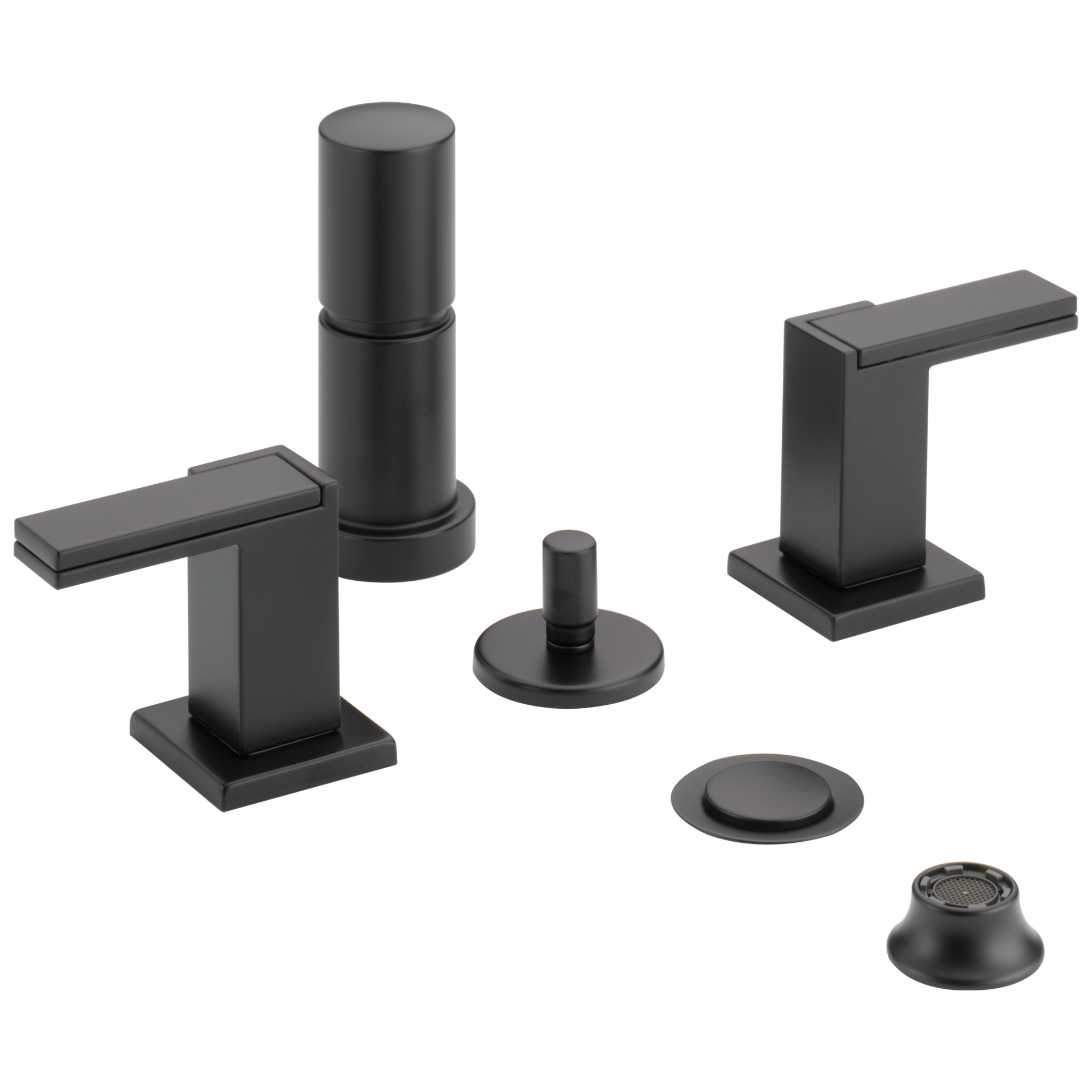 Brizo Siderna Bidet Faucet - Less Handles - Complete Kit - Matte Black
