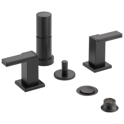 Brizo Siderna Bidet Faucet - Less Handles - Complete Kit - Matte Black