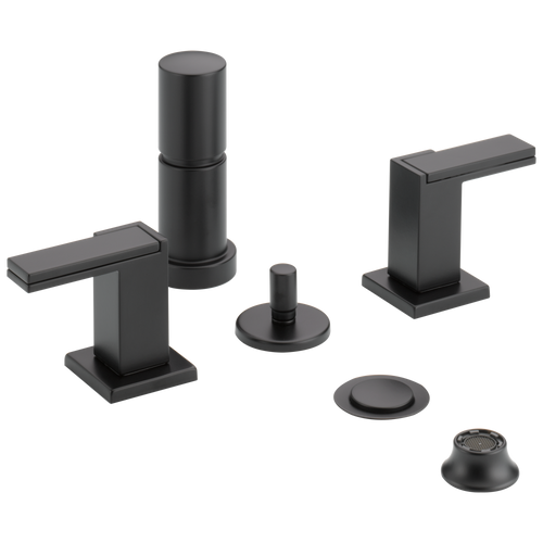 Brizo Siderna Bidet Faucet - Less Handles - Complete Kit - Matte Black