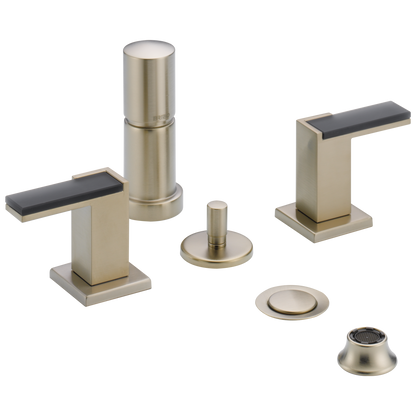 Brizo Siderna Bidet Faucet - Less Handles - Complete Kit - Brilliance® Brushed Nickel