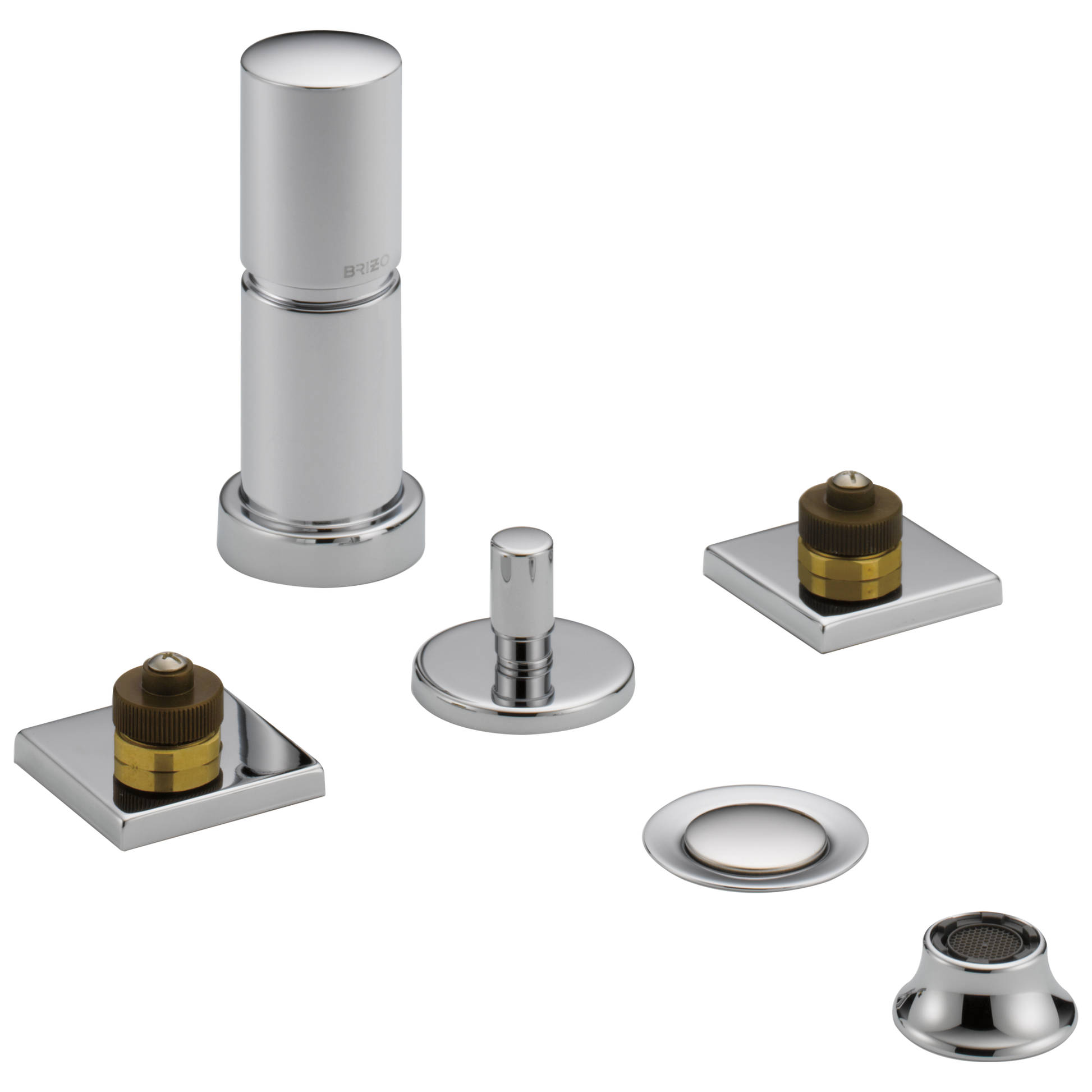 Siderna Bidet Faucet - Less Handles - Polished Chrome