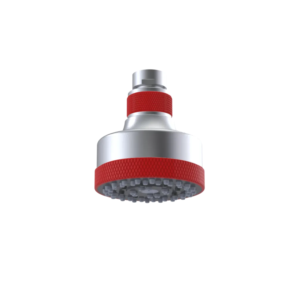 Rubinet 3 FUNCTION SHOWER HEAD Satin Chrome