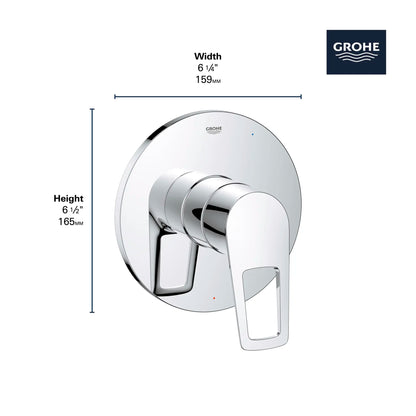 Bauloop Pressure Balance Valve Trim With Cartridge - Golzar Home