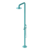 Rubinet Pressure Balance Outdoor Shower with Hand Held Shower & 10" Shower Head - 304 Stainless Steel Aqua
