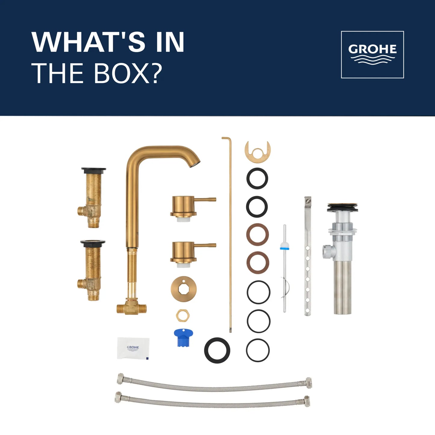 Grohe Essence New 8" Widespread 2-Handle M-Size Bathroom Faucet 4.5 L/Min (1.2 Gpm)