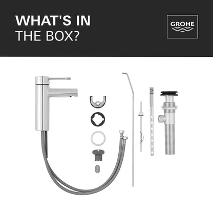 Grohe Essence New Single Hole Single-Handle S-Size Bathroom Faucet 4.5 L/Min (1.2 Gpm)