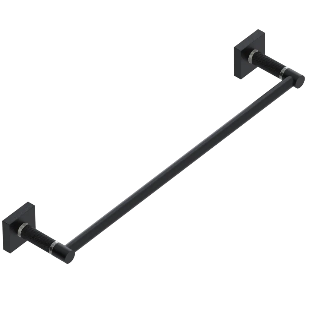 Rubinet 18" TOWEL BAR Matt Black