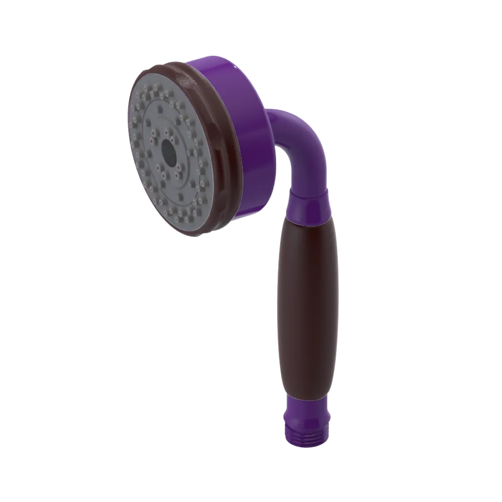 Rubinet 3 Function Hand Held Shower Only Purple Haze