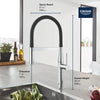 Grohe Essence Single-Handle Semi-Pro Dual Spray Kitchen Faucet 6.6 L/Min - Golzar Home