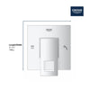 Grohe Eurocube 3-Way Diverter Trim