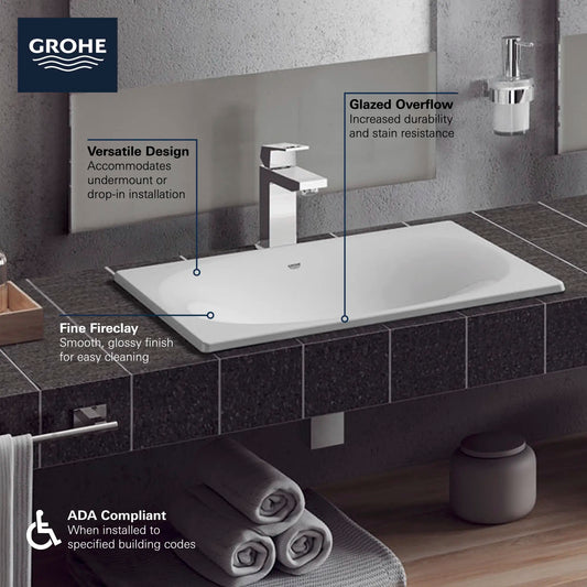 EUROCUBE® Undermount 21” Bathroom Sink