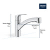 Eurosmart Single-Handle Dual Spray Pull-Out Kitchen Faucet - Golzar Home