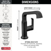Delta Single Handle Mid-Height Vessel