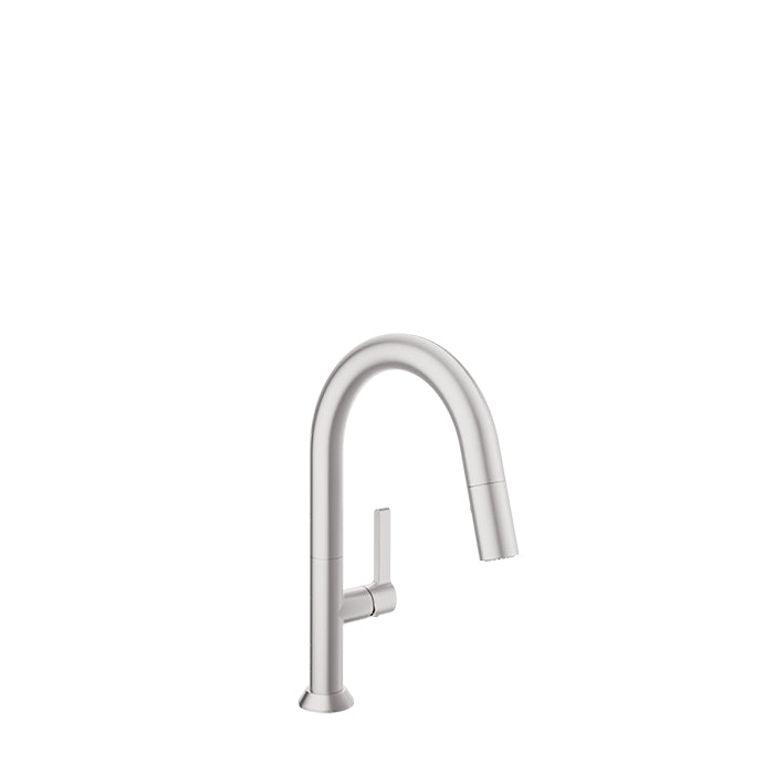 Baril Single-hole bar / prep kitchen faucet with 2-function pull-down spray