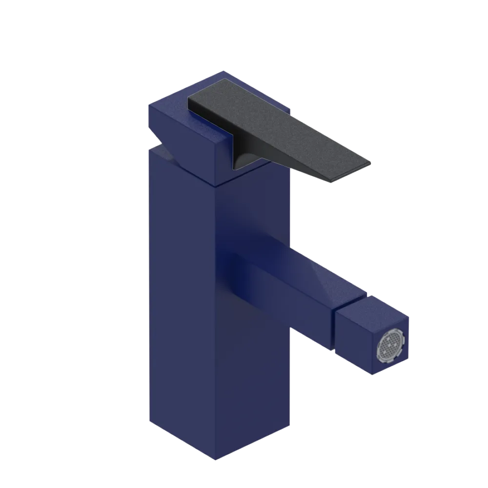 Rubinet Single Control Bidet Fitting (less drain) Midnight Blue