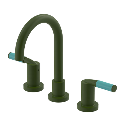 Rubinet Widespread Lav set (less drain) Green Envy