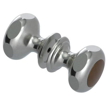 Rubinet Shower Door Knob (set) Satin Nickel