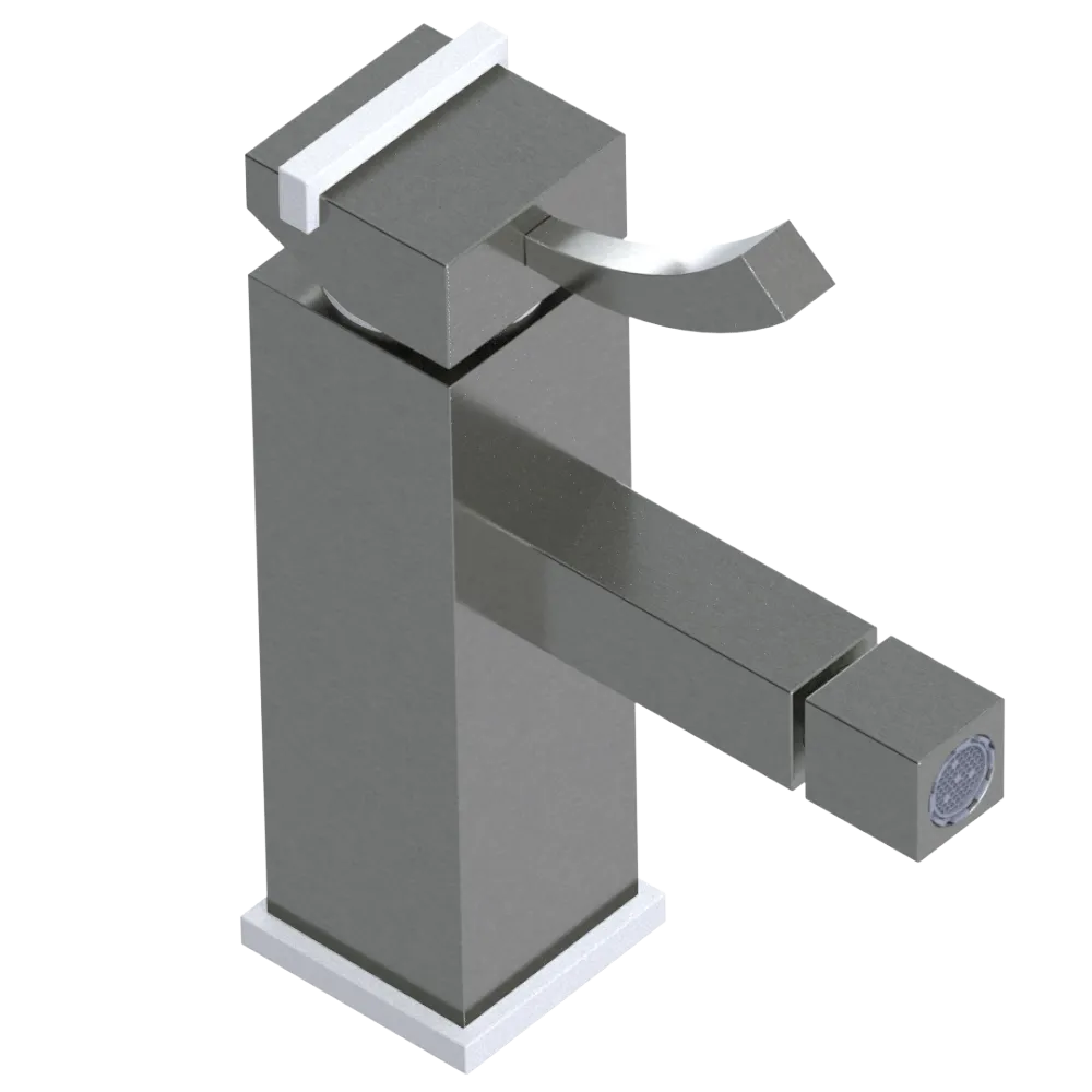Rubinet Single Control Bidet Fitting (less drain) Satin Nickel