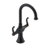 Rubinet Single Hole Dual Handle Lav. Set. (less drain) Matt Black