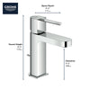 Grohe Single Hole Single-Handle S-Size Bathroom Faucet 4.5 L/min (1.2 gpm)
