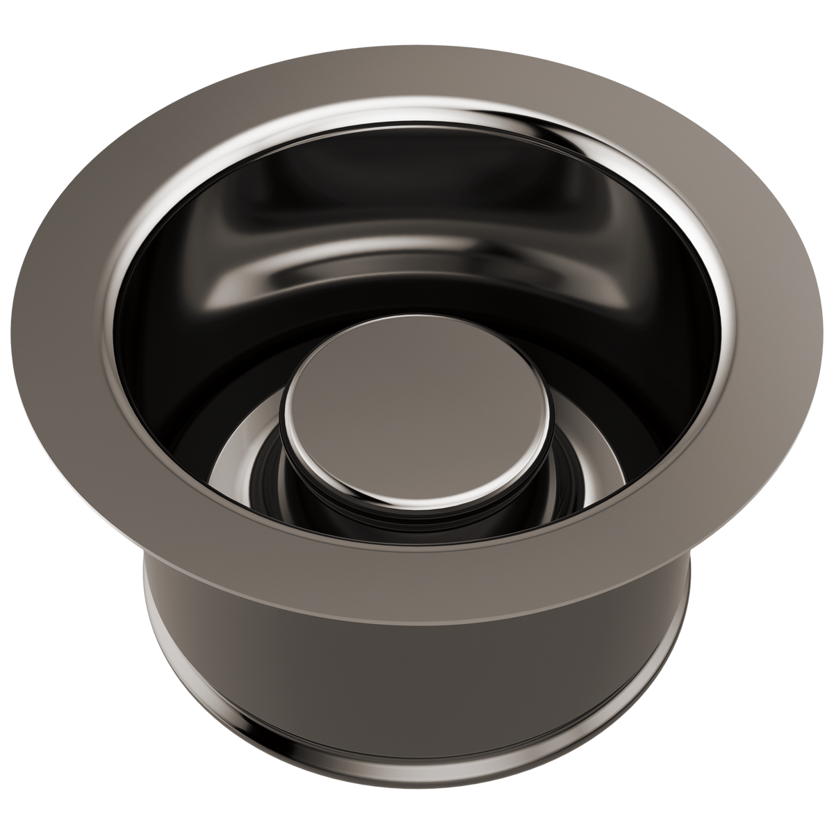 Brizo Kitchen Sink Disposal Flange with Stopper - Brilliance® Black Onyx