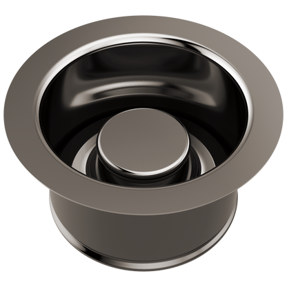 Brizo Kitchen Sink Disposal Flange with Stopper - Brilliance® Black Onyx