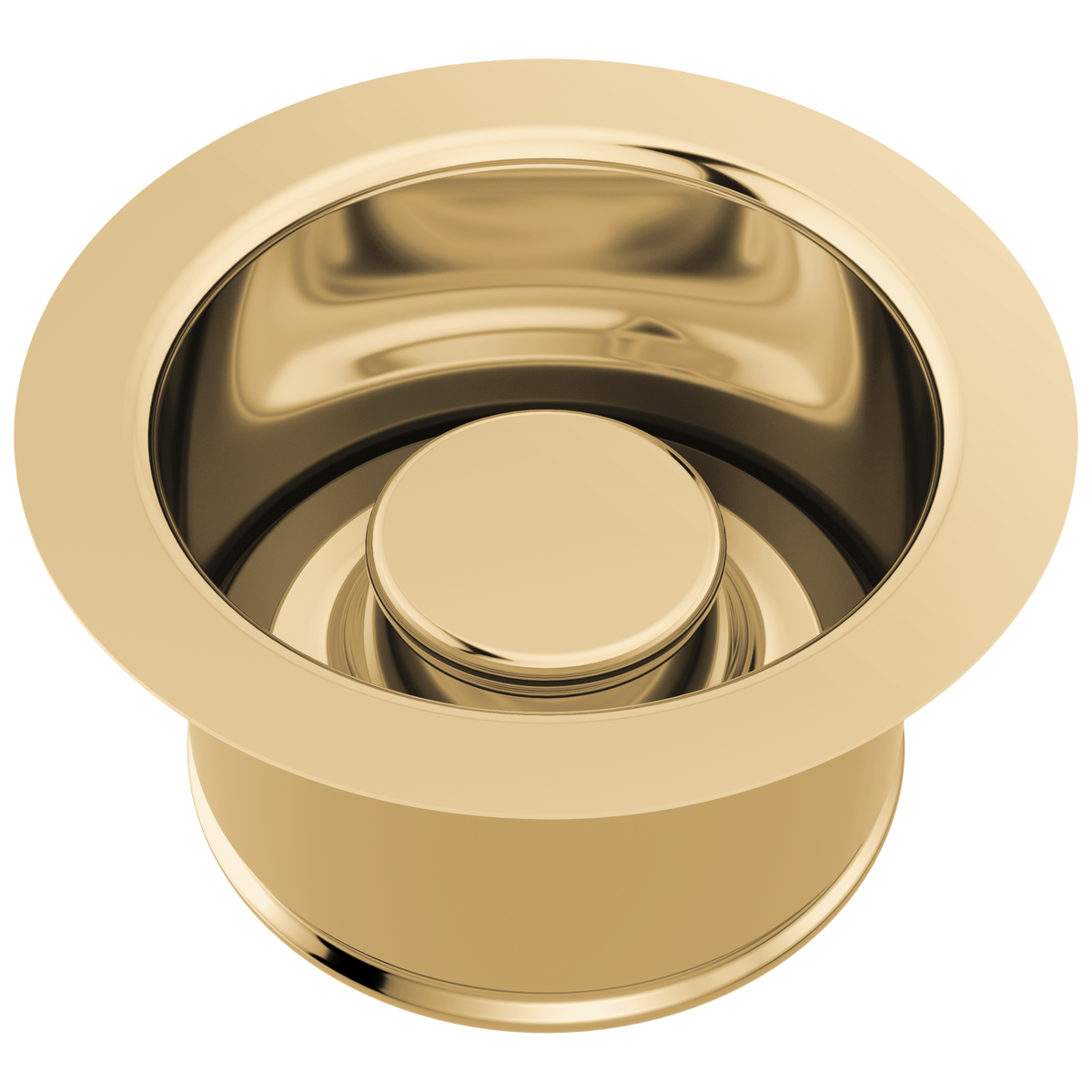 Brizo Kitchen Sink Disposal Flange with Stopper - Brilliance® Polished Gold