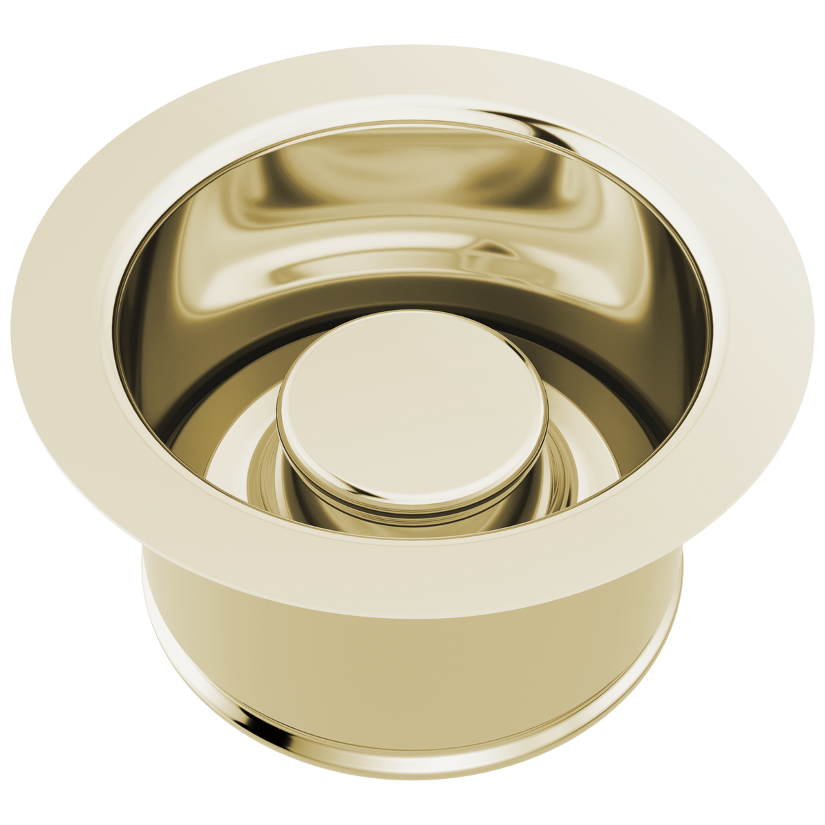 Brizo Kitchen Sink Disposal Flange with Stopper - Brilliance® Polished Nickel