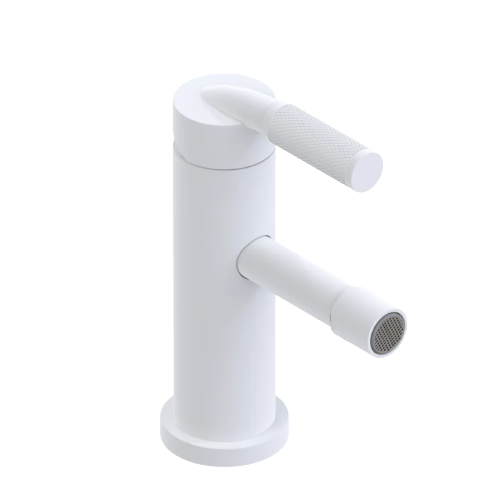 Rubinet Single Control Bidet Fitting (less drain) Matt White