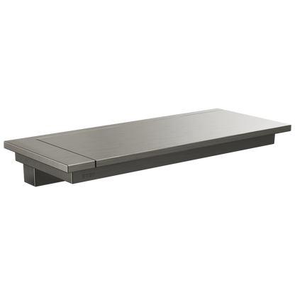 Frank Lloyd Wright Bath Collection by Brizo Wall Shelf - Brilliance® Luxe Steel®