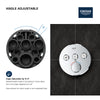 Grohtherm® SmartControl Triple Function Thermostatic Valve Trim