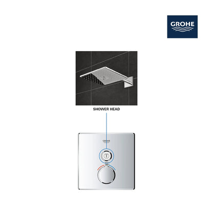 Grohe Grohtherm Smartcontrol Single Function Thermostatic Valve Trim