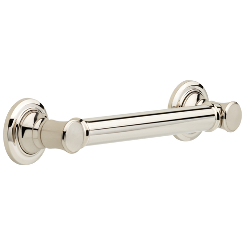 Brizo 12" Classic Grab Bar - Brilliance® Polished Nickel