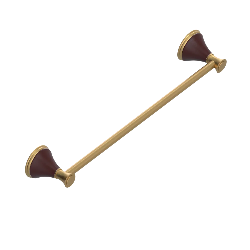 Rubinet Towel Bar 18" Satin Gold