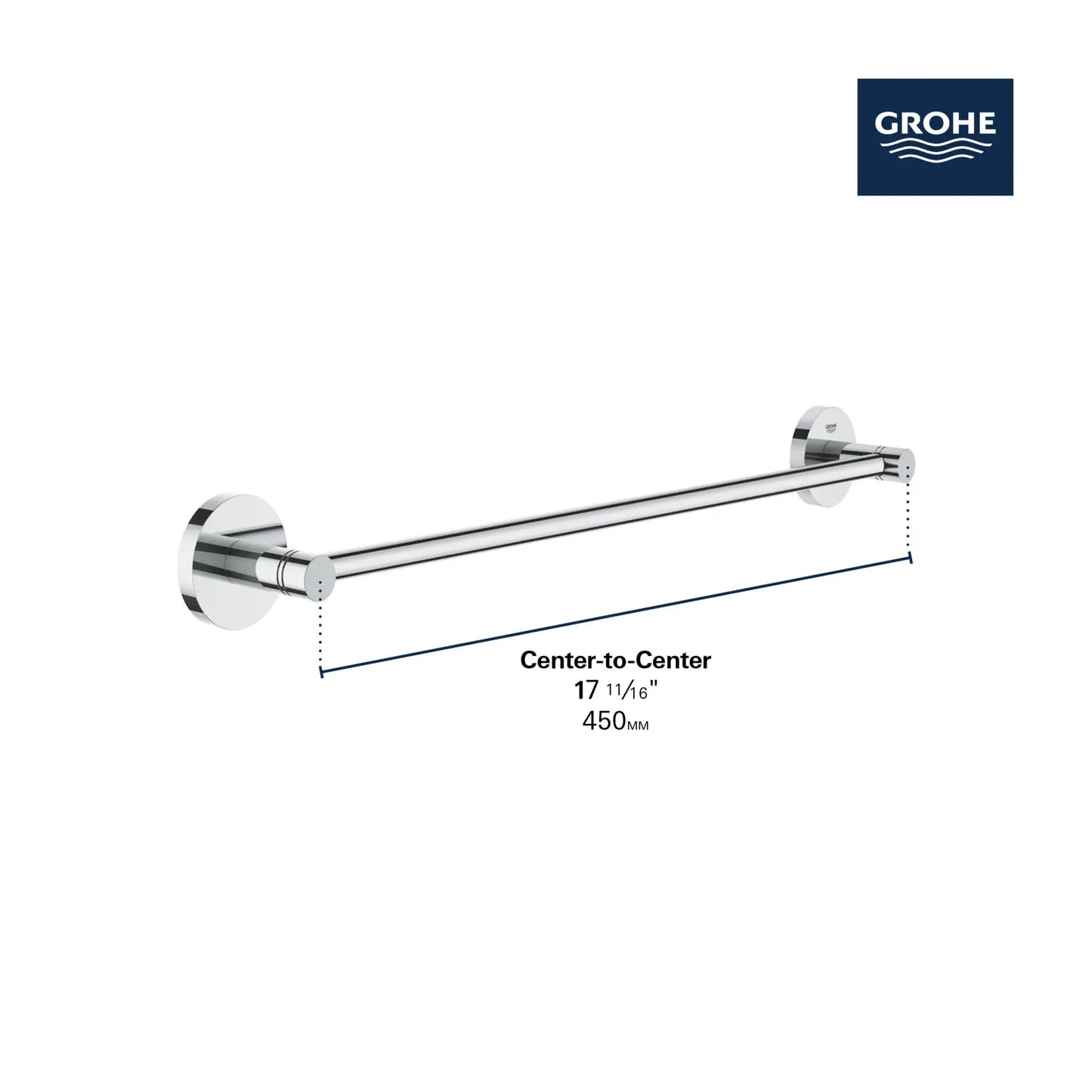 Grohe Essentials 18" Towel Bar