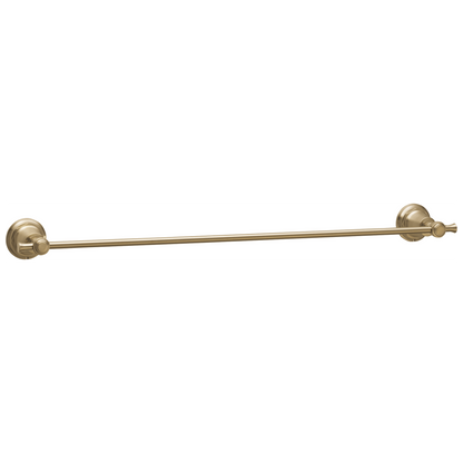 Rook 24" Towel Bar - Brilliance® Luxe Gold®